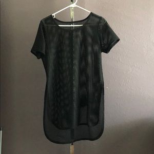 REFLEX Black Mesh Workout Shirt